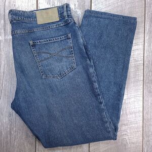 Brunello Cucinelli Mens Denim Tapered Jeans Size 38x31 Medium Wash Mid Rise Pant